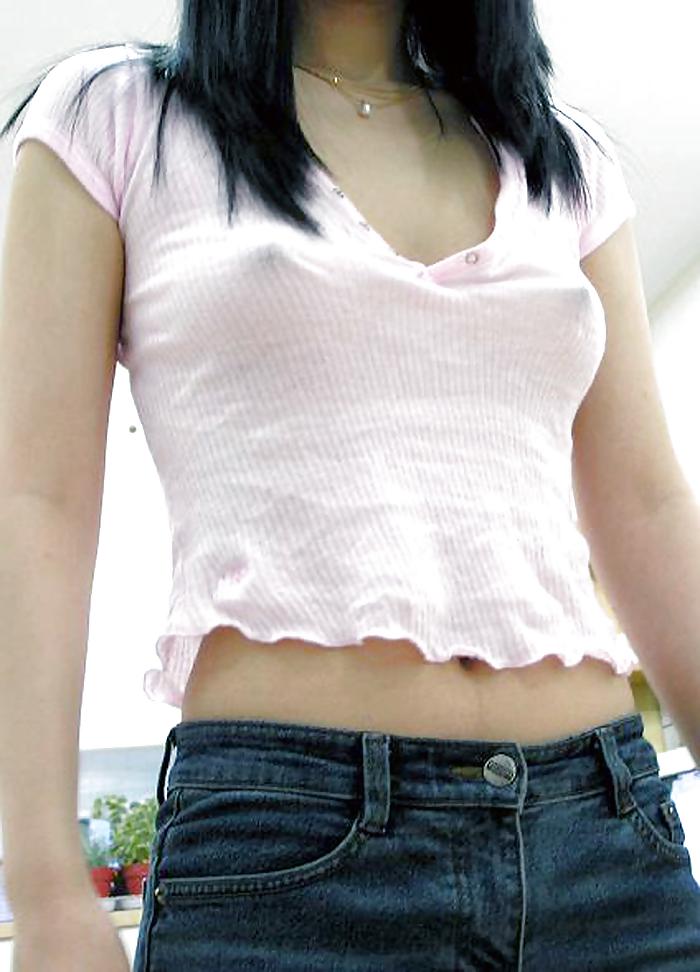 10P Korean see through top