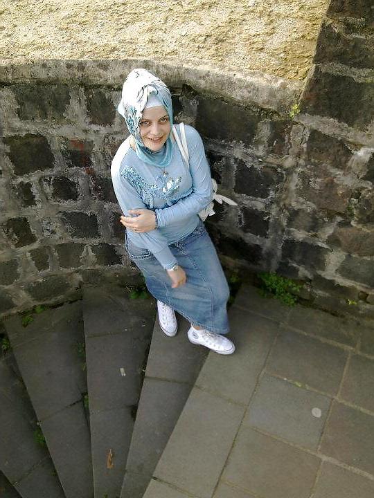 5P Turkish arab turbanli hijab mini