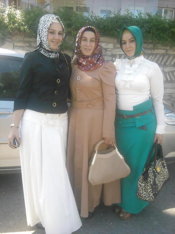 5P Turkish arab turbanli hijab mini