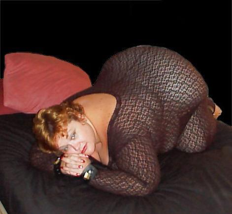 6P BBW in net stockings and tied up a bit