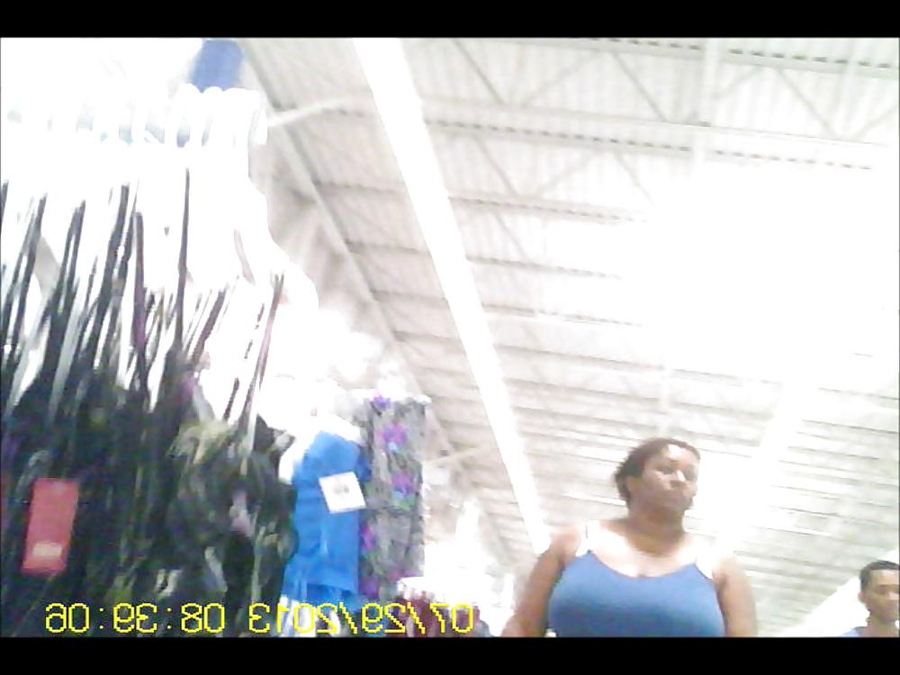 10P Black Chick with HUGE tits
