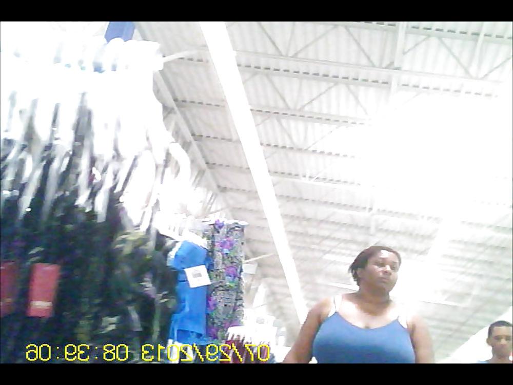 10P Black Chick with HUGE tits