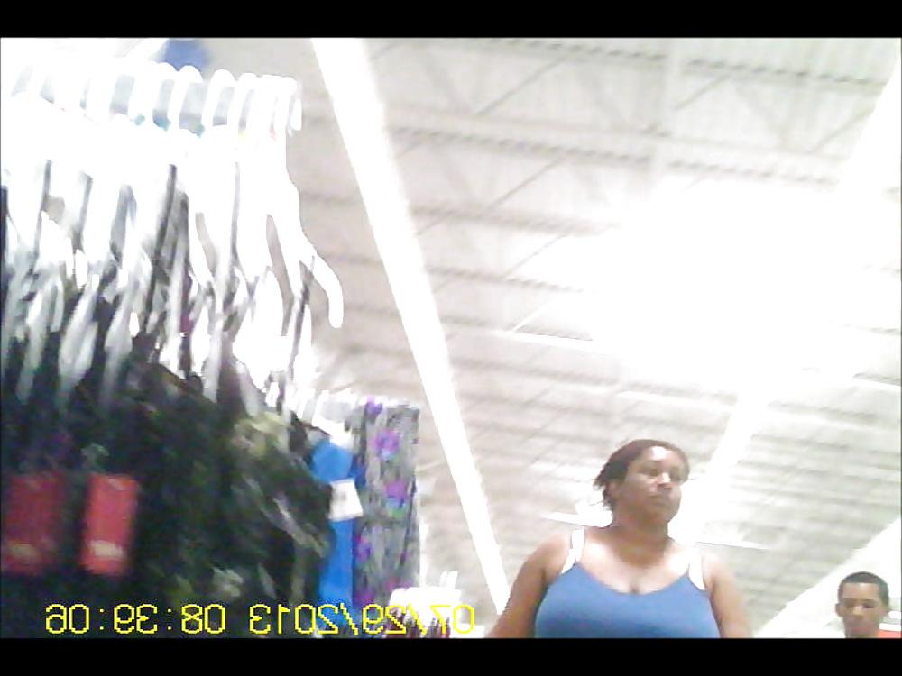 10P Black Chick with HUGE tits