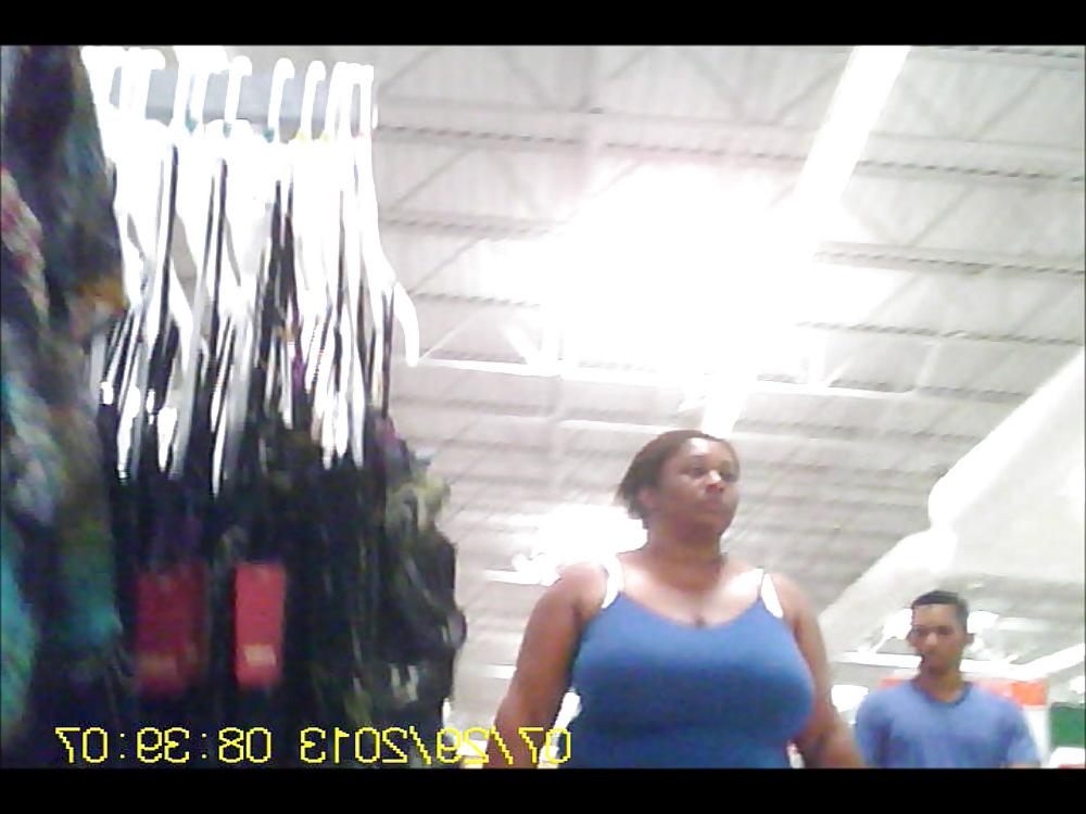 10P Black Chick with HUGE tits