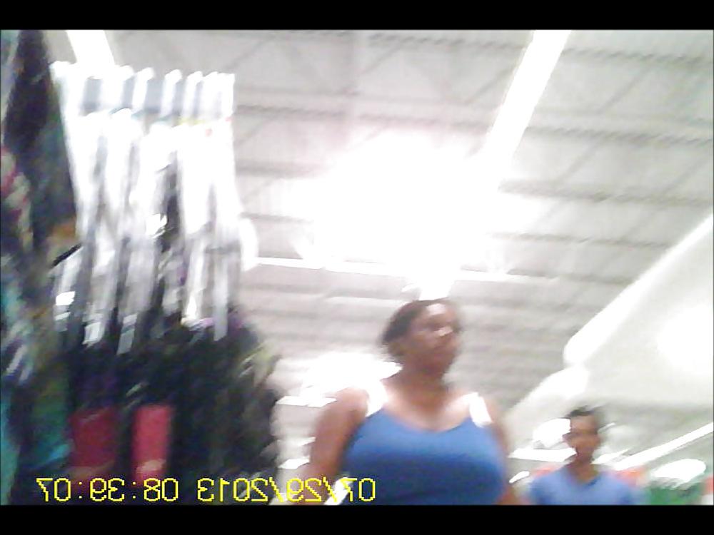10P Black Chick with HUGE tits