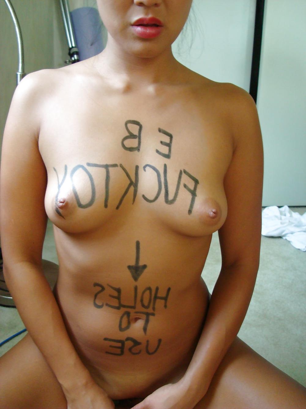 22P Shaved Asian Cunt, Hairy White Cock