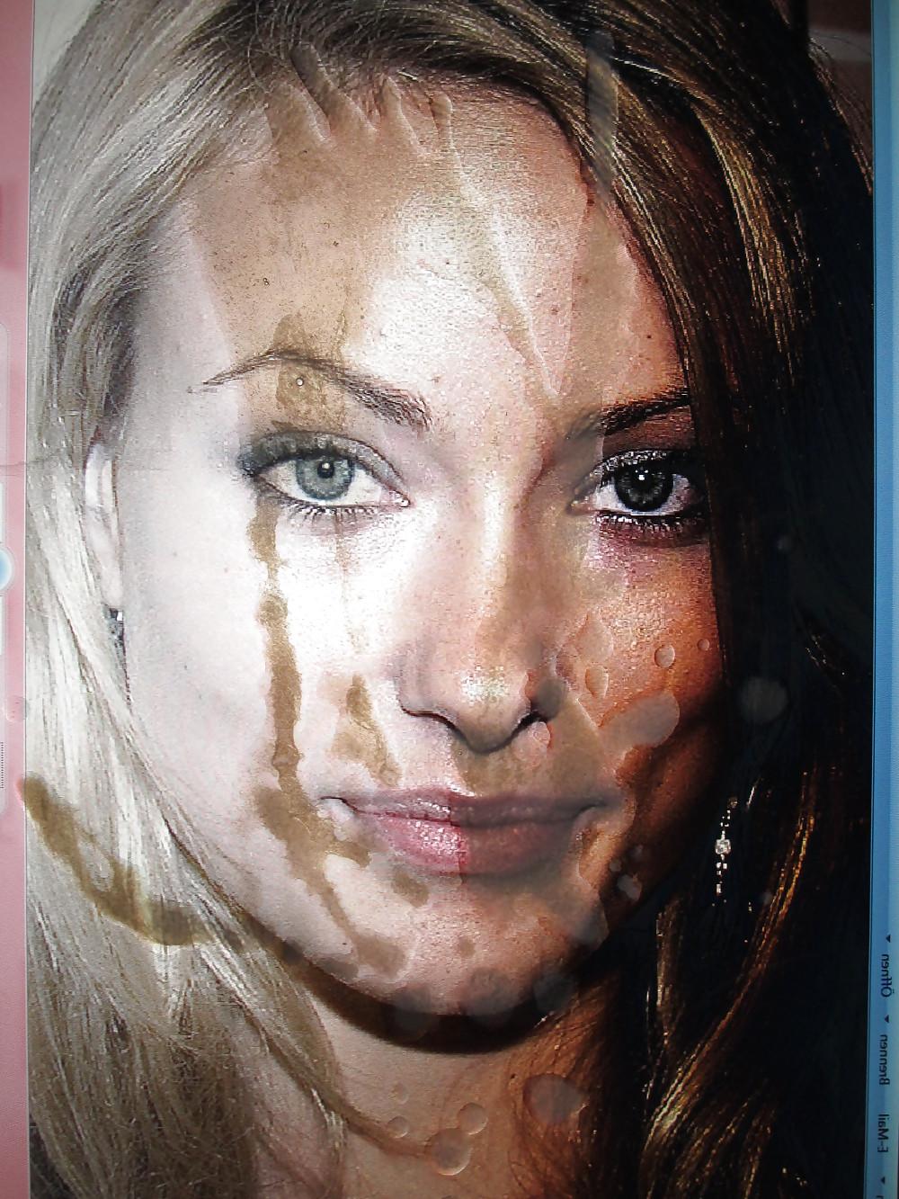 11P OLIVIA WILDE Cumshot New 8