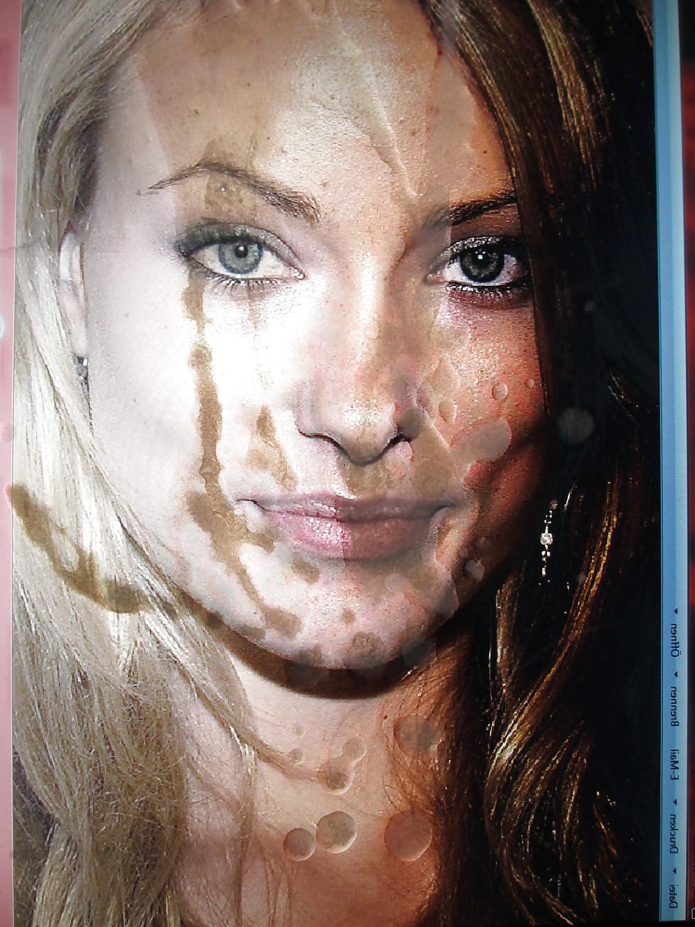 11P OLIVIA WILDE Cumshot New 8