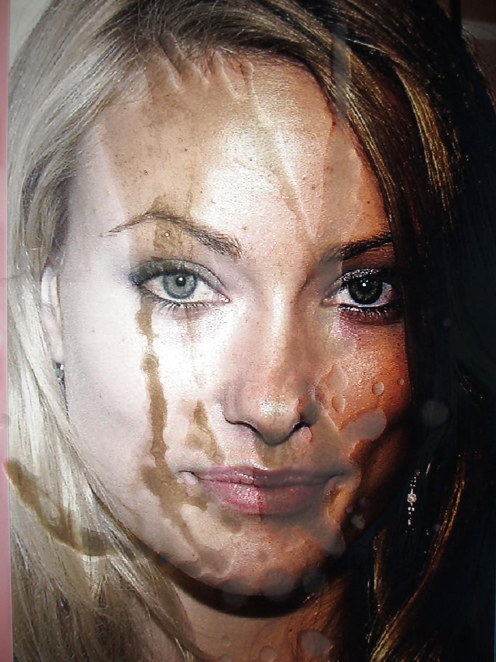 11P OLIVIA WILDE Cumshot New 8