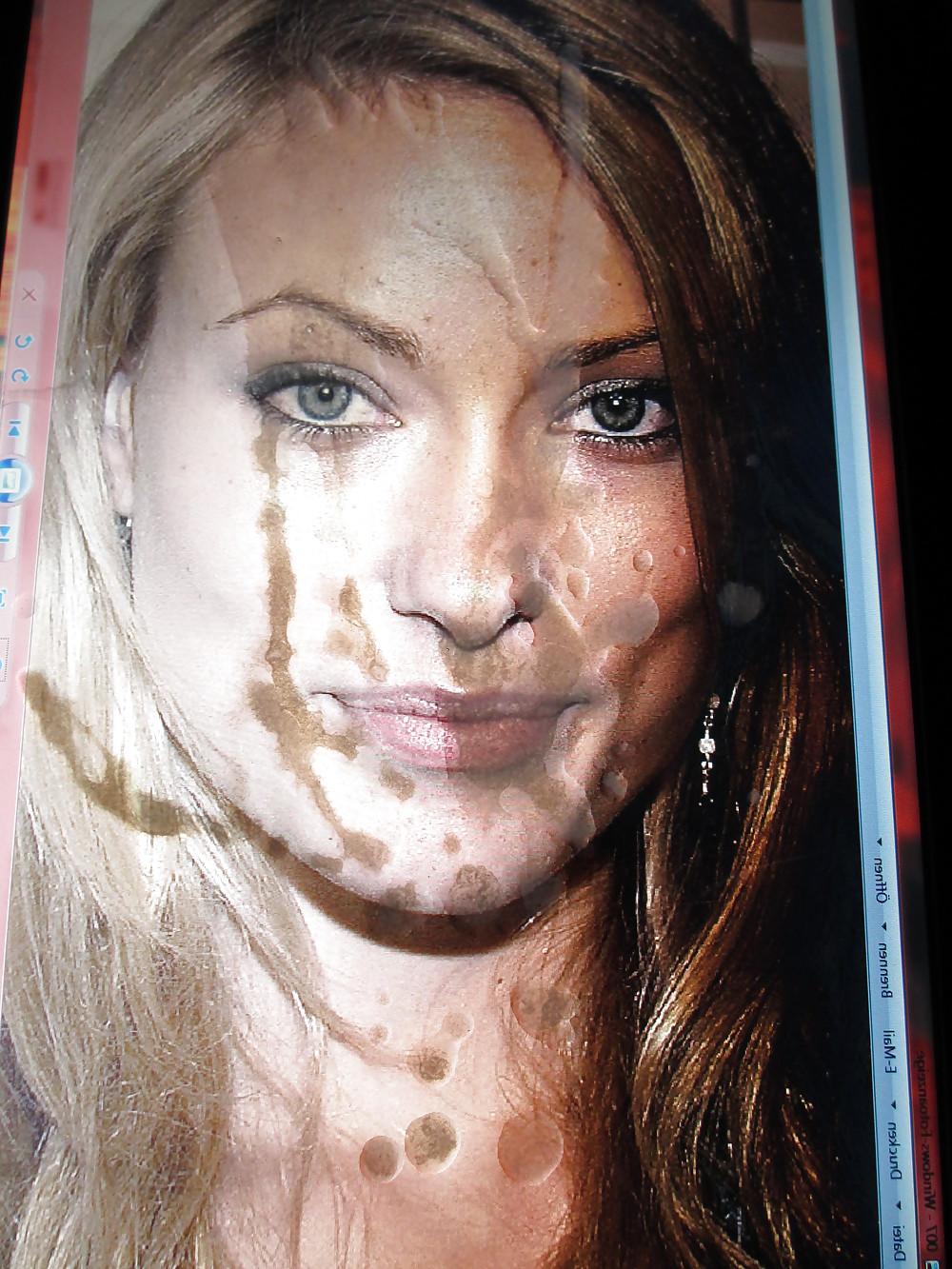 11P OLIVIA WILDE Cumshot New 8
