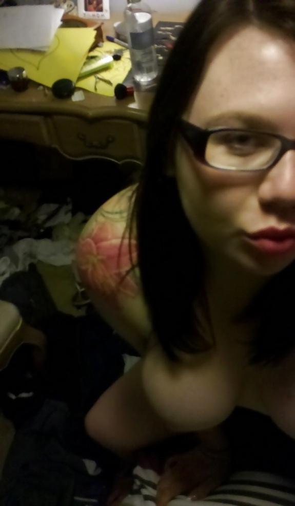 8P Nerdy girl with big tits