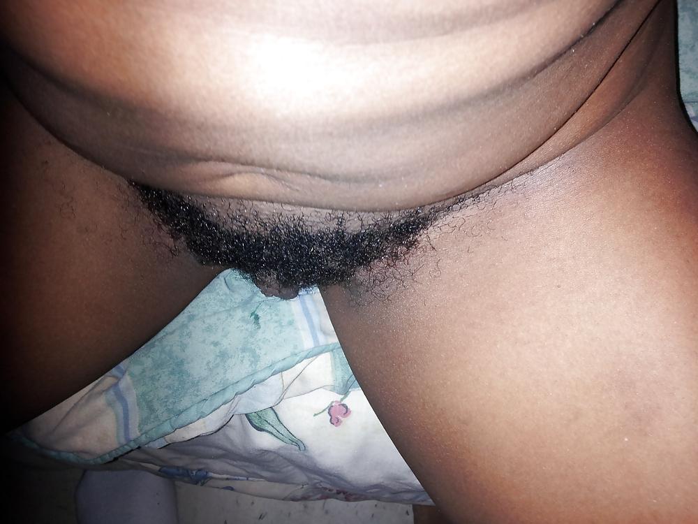 6P Hairy Black Pussy