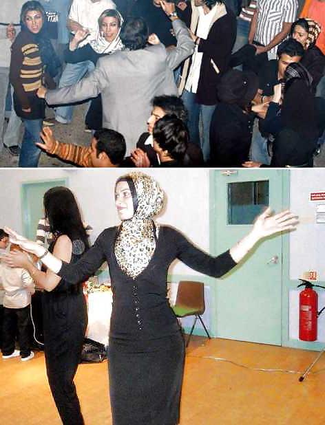 25P Dancing-hijab niqab jilbab arab turbanli tudung pakimallu(2)