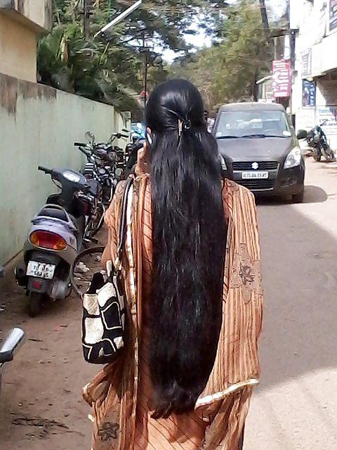 23P Indian Long Hair Auntys And Girls 