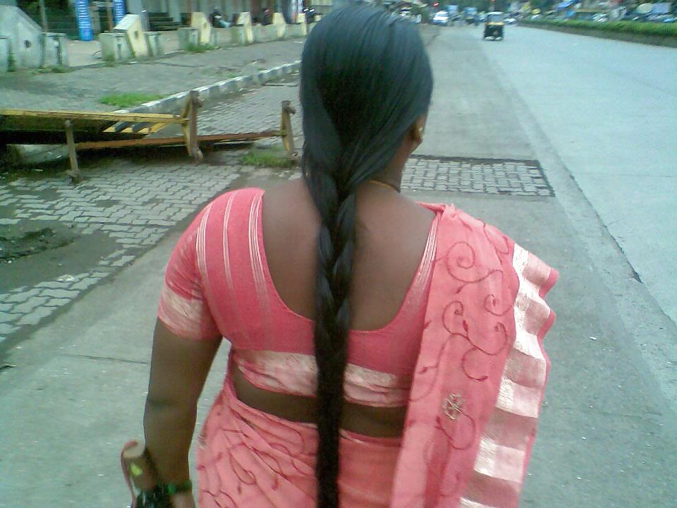 23P Indian Long Hair Auntys And Girls 