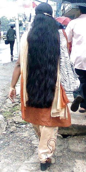 23P Indian Long Hair Auntys And Girls 