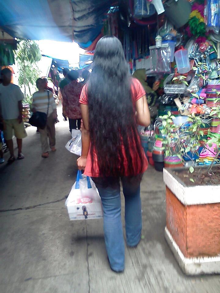 23P Indian Long Hair Auntys And Girls 
