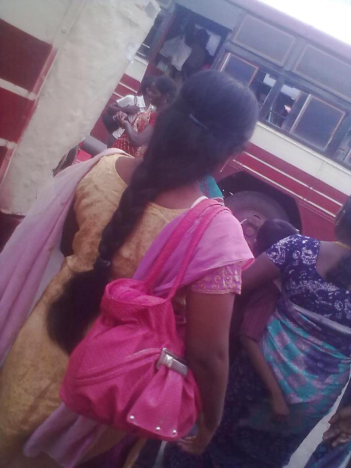 23P Indian Long Hair Auntys And Girls 