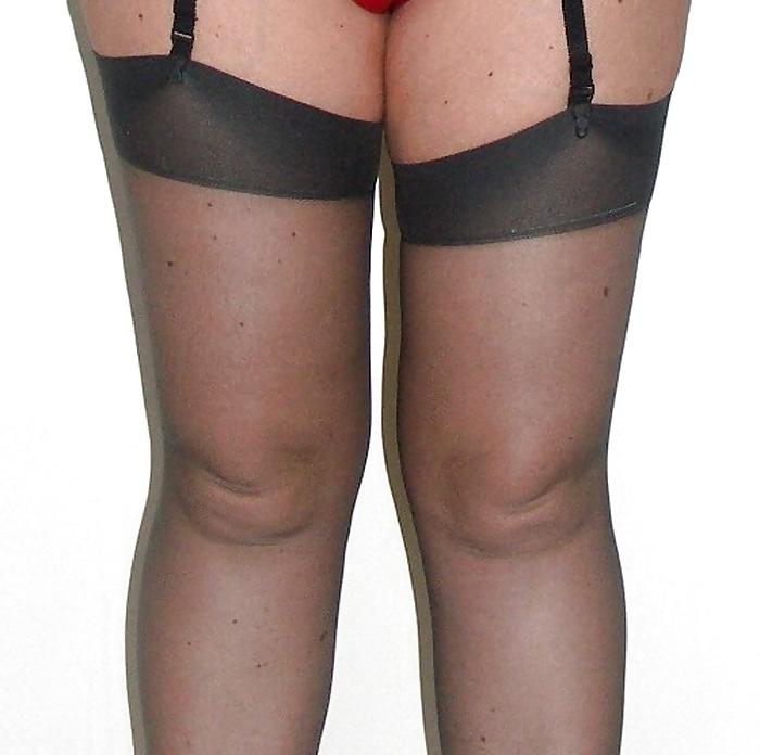 13P Terri BBW big tits stockings tease