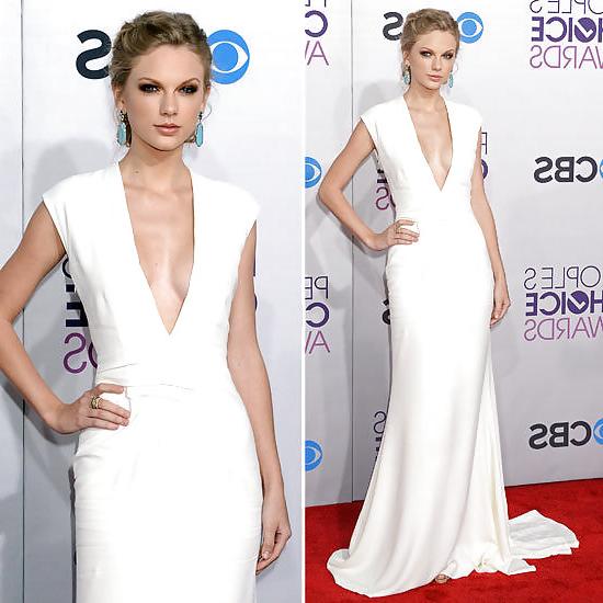 5P Taylor Swift - cleavage on people's choice awards