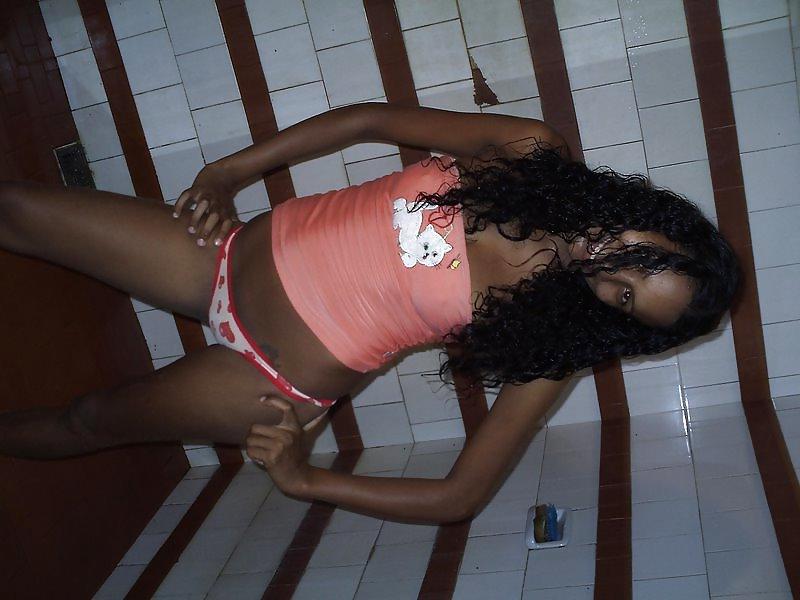 13P Black whore mostly panties