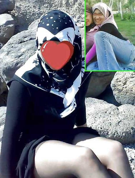 25P Outdoor jilbab hijab niqab arab turkish tudung turban mallu3