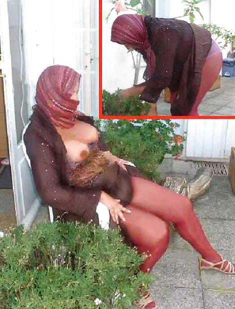 25P Outdoor jilbab hijab niqab arab turkish tudung turban mallu6