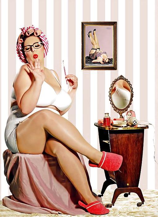 25P Voluptuous Burlesque, Pin-up and Retro Women 9