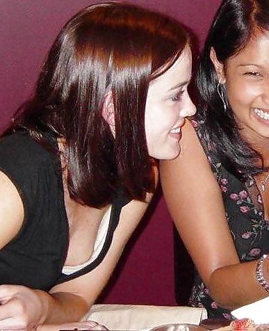 24P Downblouse cleavage 1