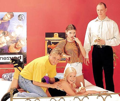 23P Two couples doing naughty stuff