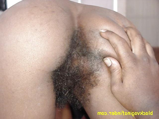 15P Hairy Black Pussy