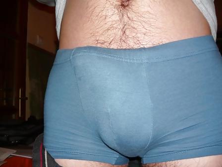 5P Hard cock in underwear 