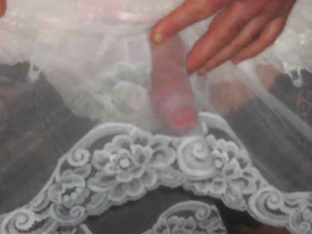 7P Through my sheer slip