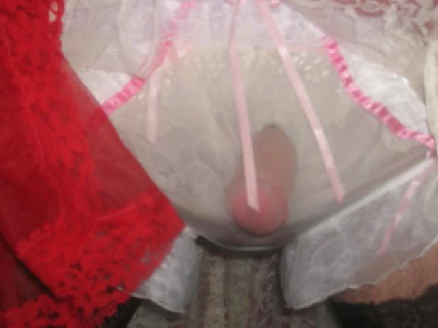 7P Through my sheer slip