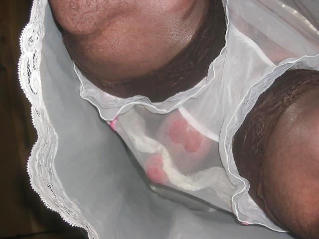 7P Through my sheer slip