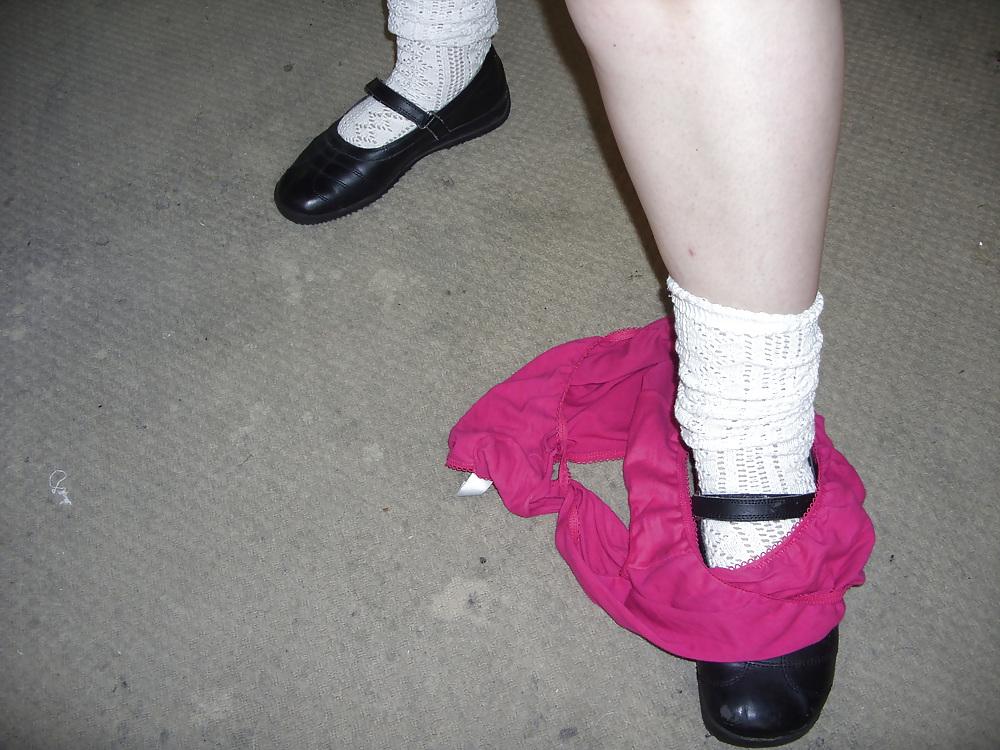 20P The wife's sexy red knickers