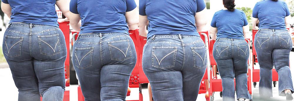 12P BBW's in Public - Juciy Fat Ass Collages