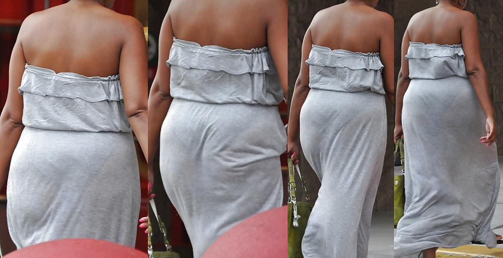 12P BBW's in Public - Juciy Fat Ass Collages