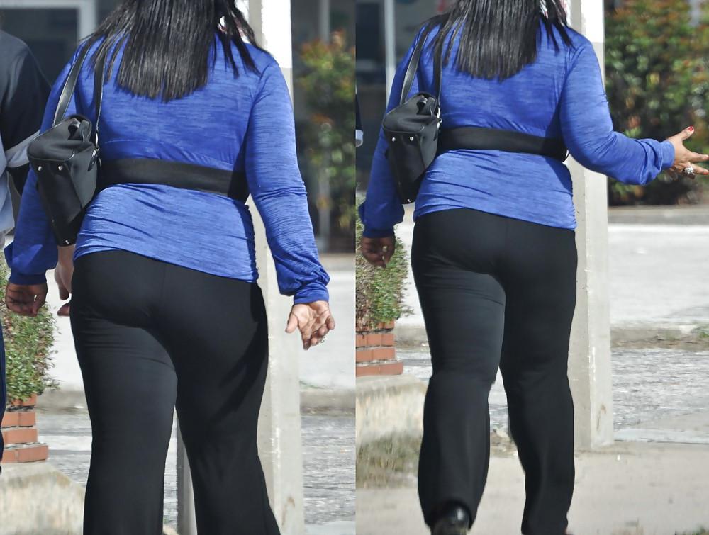 12P BBW's in Public - Juciy Fat Ass Collages