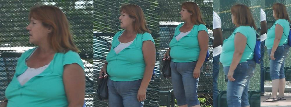 12P BBW's in Public - Juciy Fat Ass Collages