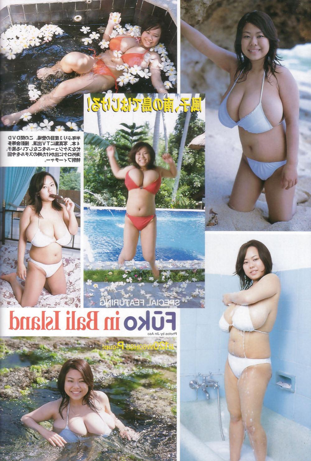 11P Exquisite Big Tits Asian Lovely Fuko Hairy Pussy BBW 