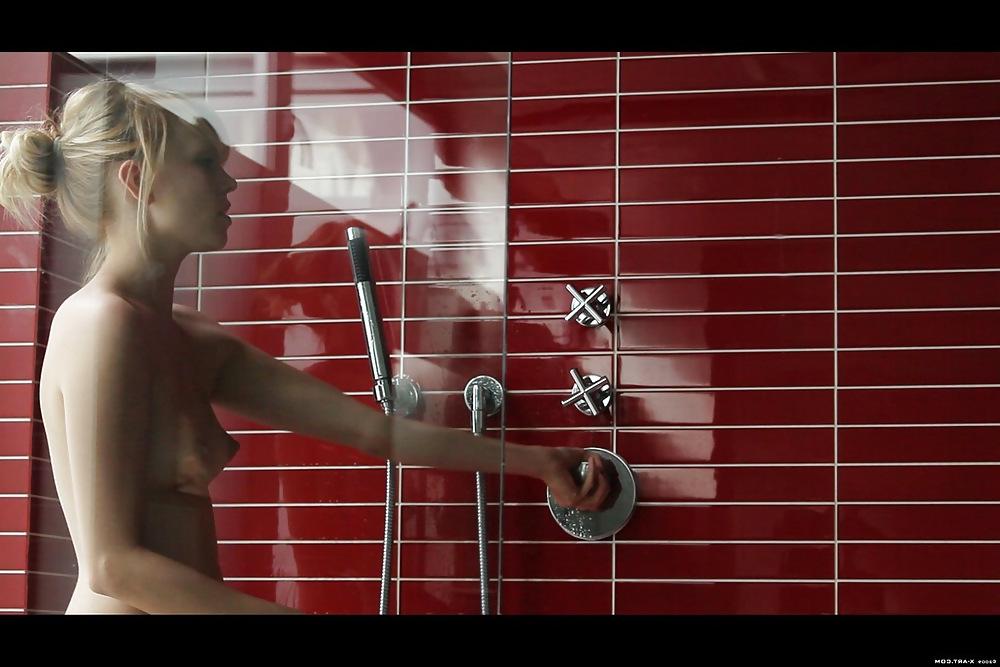 13P Two teens in the shower.