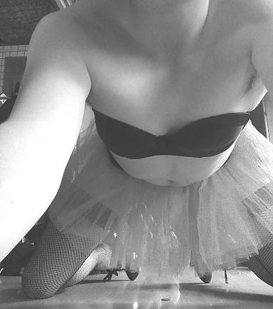 25P My black underwear and tutu