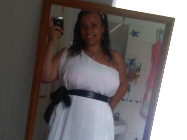 13P Down blouse n cleavage