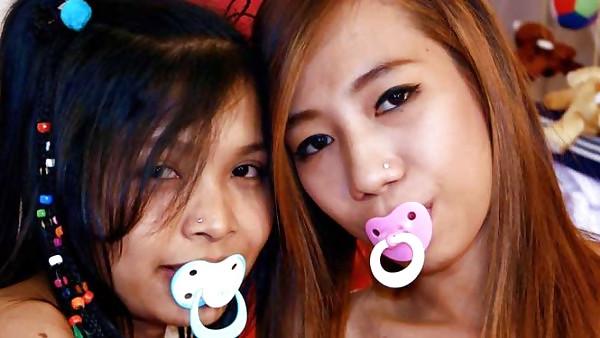 25P Asian Diaper Baby Sluts