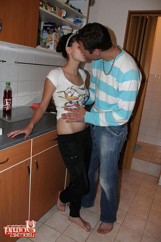 16P Nice sex in the kitchen
