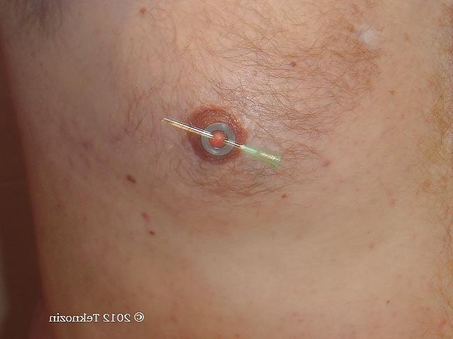13P Nipple torture with needle