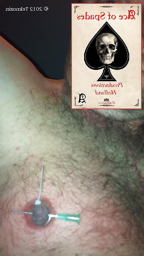 13P Nipple torture with needle
