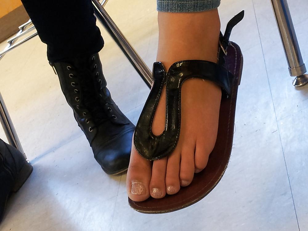 16P Candid High School Feet 6