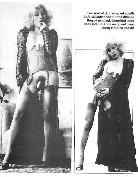 21P Retro Shemale Eva and an actress who reminds me of her!